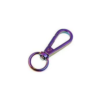 Kovová karabina duhová průvlek 12mm