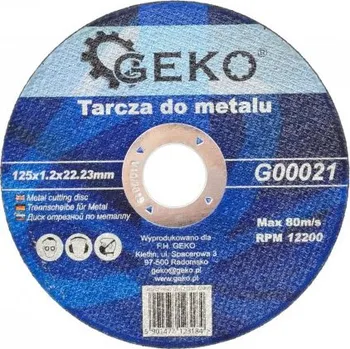 Řezný kotouč ProfiGaráž Řezný kotouč na železo G00021 125x1,2mm 25ks