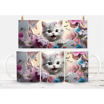 Keramický hrneček - kočička 12