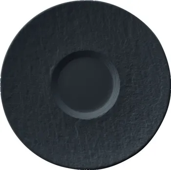 Villeroy & Boch Manufacture Rock podšálek k šálku na bílou kávu, Ø 17 cm 10-4239-1220