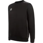 dětská mikina UMBRO - BLACK/CARBON - 140 9-10 let (Umbro Poly Sweater Juniors)