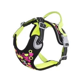 Postroj pro psa Postroj Hurtta Weekend Warrior neon 80-100cm
