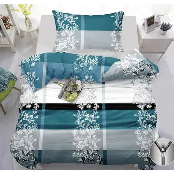 Povlečení Bavlněné povlečení LUXURY tyrkysové Rozměr povlečení: 70 x 90 cm | 140 x 200 cm