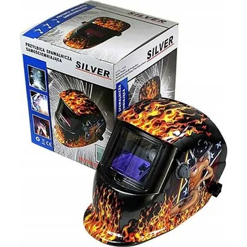 zvedák Silver Maska na svařování samostmívací, 2 filtry