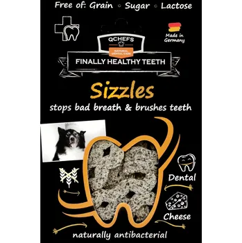 Péče o psí chrup QCHEFS pamlsky - Sizzles Qchefs