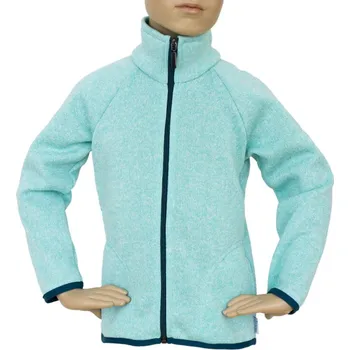 Dívčí oblečení Fantom Dětský svetr na zip - MENTOLOVÝ MELÍR KONFEKČNÍ VELIKOST: 86