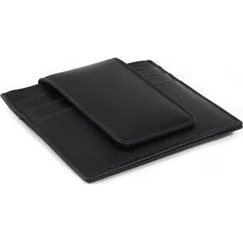 Arwel Černá kožená dokladovka s klipem