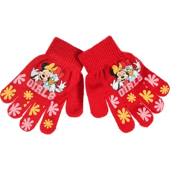 Rukavice Dívčí rukavice DISNEY MINNIE GIRLS červené Velikost: UNI