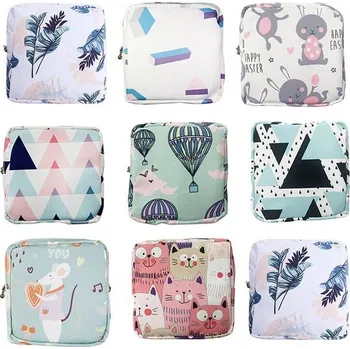 Kosmetická taška Malá dámská kosmetická taštička s zipem - Náhodná barva 1ks