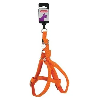 Postroj pro psa Postroj pes MAC LEATHER oranžová 15mm Zolux