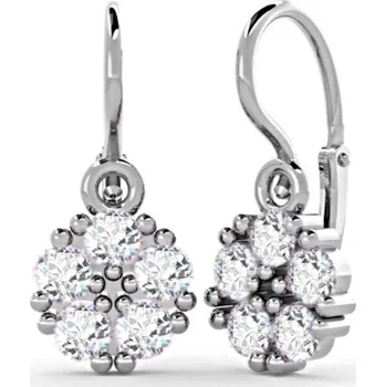 Náušnice Couple, Dětské náušnice Amelie, bílé zlato se zirkony, 585-66-3-0195.1B00.0.00.001.14