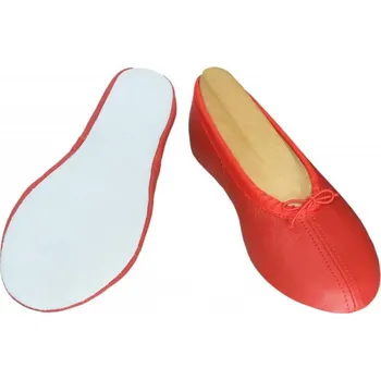 Pánské tenisky Taneční cvičky kůže Iris - podešev kůže - červené - Velikost (EUR) 41 CVK01112