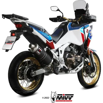 Výfuk pro motocykl MiVV Exhaust Itálie Honda CRF Africa Twin/Adventure Sports 1100 koncovka výfuku MiVV Dakar Black