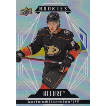 Karetní hra insert RC karta JACOB PERREAULT 22-23 Allure Rookies číslo 133