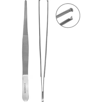 Pinzeta chirurgická 1 x 2 zoubky 14 cm