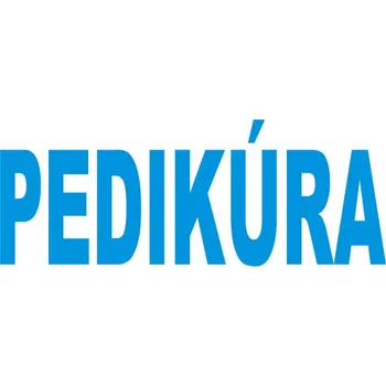 ODEL Samolepka PEDIKÚRA bílá