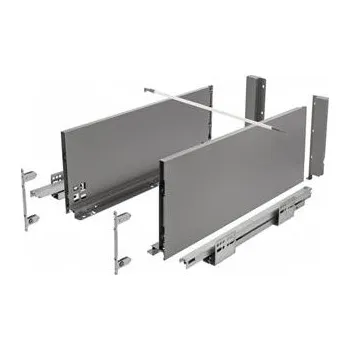 GTV AXISPRO Push on zásuvka pro otevření 450mm antracitu - H167 vysoká