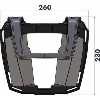 Zavazadlo na motocykl Nosič horního kufru Hepco Becker Easyrack pro Harley-Davidson Pan America (2020-)