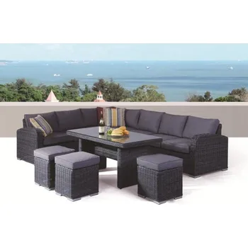 Zahradní nábytek Zahradní retanová rohová sedací souprava - RJ