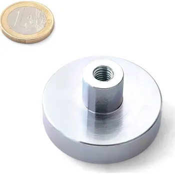 Sada na opravu pneumatiky SOLLAU NdFeB magnetická čočka se závitovým pouzdrem 48x26x7 mm