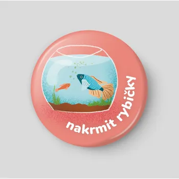 Magnetická kreslící tabulka Nakrmit rybičky - plánovací magnetka