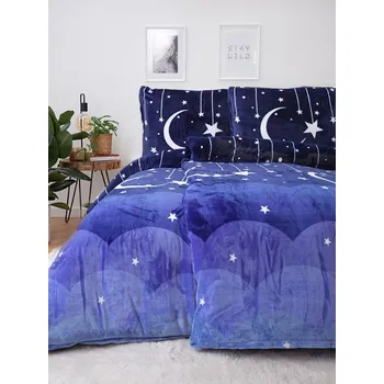 Povlečení Povlečení vánoční mikroplyš exclusive hvězdy