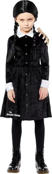 Karnevalový kostým Amscan Dětský kostým Addams Family Wednesday černý