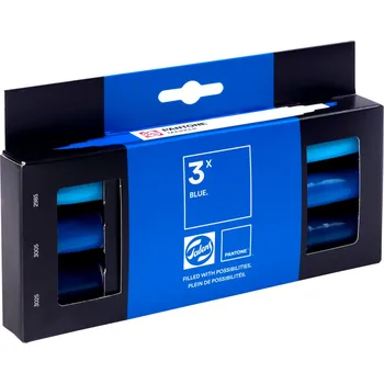 ROYAL TALENS Pigmentové fixy PANTONE Duo Tip, 3ks Blue