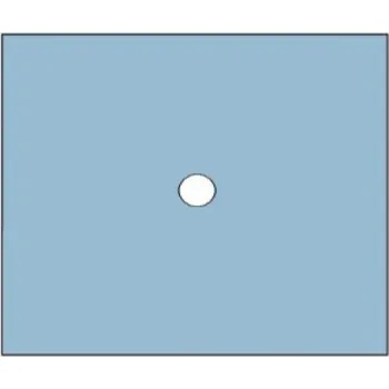 rouška Sterilní operační krytí/rouška s otvorem, dvouvrstvá 50X60cm, velikost otvoru 6x8cm