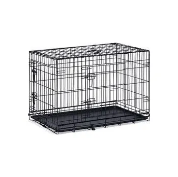 Klec Bench drátěná dva vchody 92x57x63cm černá KAR