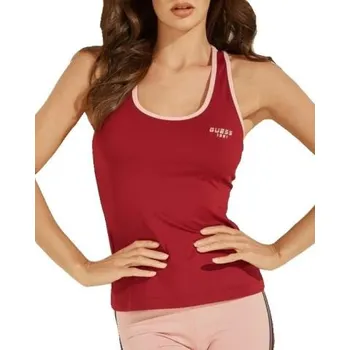Dámský sportovní top Guess O1RA24 vínová XS