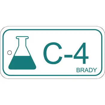 Energy tag-C-4-75x38mm-PP/25