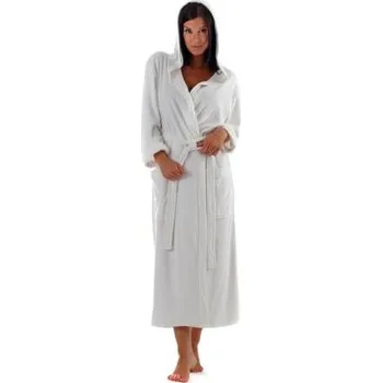 Dámský župan Dámský či pánský dlouhý župan s kapucí Vestis 3150 Sauna 0100 - bílá L