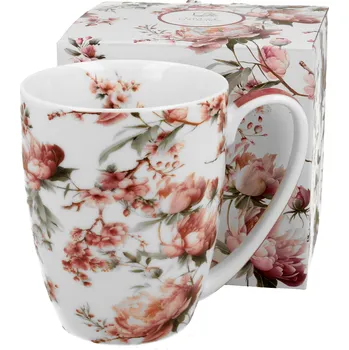 DUO Gifts DG - Porcelánový hrnek classic NOEMI WHITE v dárkové krabičce - 360 ml