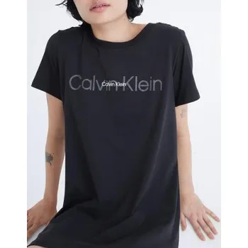 Dámské šaty Dámské tričkové šaty Calvin Klein QS6896E černá XS