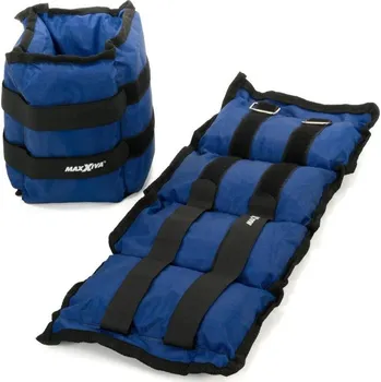 Zátěžové oblečení Cvičební a běžecké zátěžové manžety na ruce a nohy modré, 2x4 kg