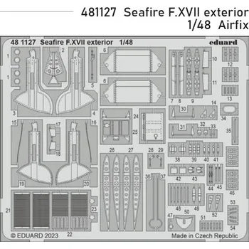 Plastikový model Eduard 1/48 Seafire F.XVII exterior (AIRFIX)