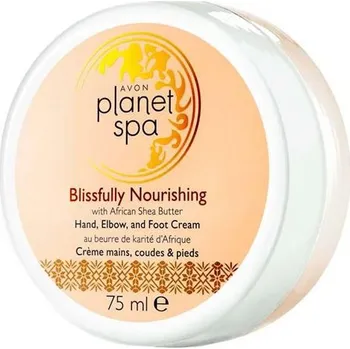 Péče o nohy AVON Planet Spa Blissfully Nourishing výživný krém na ruce na nohy 75 ml