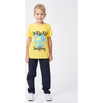Chlapecké tričko Hawaii - žlutá 110