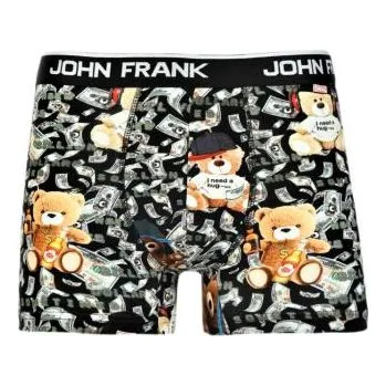 Boxerky Pánské boxerky John Frank JFBD312 černá L