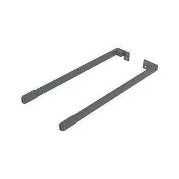 Nábytkové kování GTV Čtvercová podélná lišta pro zásuvky AXISPRO 250mm antracit