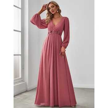 Dámské šaty Ever Pretty luxusní šaty melounová 0461 Velikost: 4XL / 48 / 16 / 20