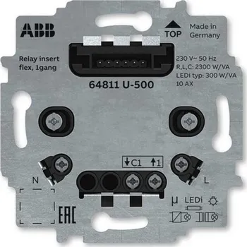 Stavebniny 2CKA006800A3042 Přístroj spínací flex, s jedním relé, typ 64811 U-500, ABB