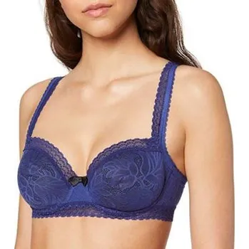 Podprsenka Dámská nevyztužená podprsenka Playtex 07I2 modrá 80C