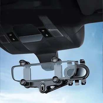 Držák do auta TELEFONNÍ DRŽITEL pro montáž na zpětné zrcátko automobilu (Univerzální držák pro mobilní telefony (vhodný pro všechny modely mobilní telefony, PRO TELEFONY od 4" nahoru) Rukojeť je nastavitelná ve 4 bodech. To vám umožní upravit nastavení podle vašich pot