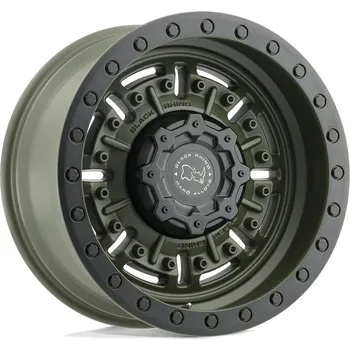 Alu kolo Black Rhino abrams disk 17x9.5 5x127 71.5 et-18, olive green