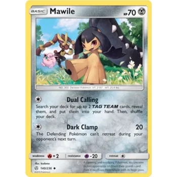 Karetní hra Mawile 140/236 - Cosmic Eclipse Typ karty: Non-Holo