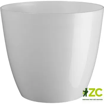 Květináč Obal Ella - lesklá perleťová (vánoční řada) 18 cm
