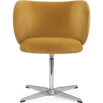 Ferm Living Jídelní židle Rico Swivel Rich Velvet, honey