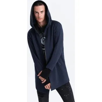 Pánská mikina Pánská mikina s prostornou kapucí PRAGA tmavě modrá